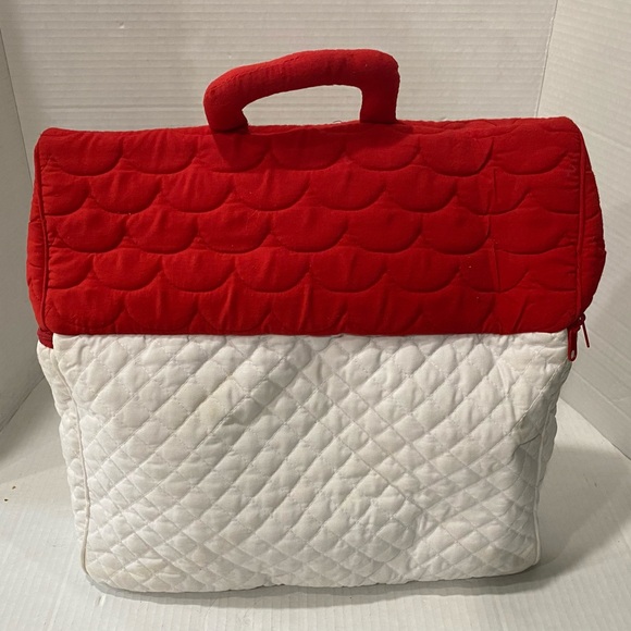 SANRIO Smiles Hello Kitty Red White Cherry Bag Soft Clear Vinyl Screen RARE - Picture 2 of 7